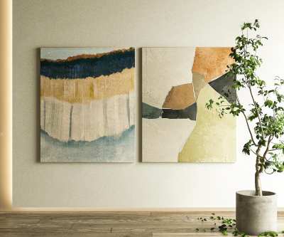 现代装饰画3D模型下载